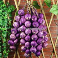 5x fake string garlic bulb artificial fruit faux food house kitchen decor purple   253298796871